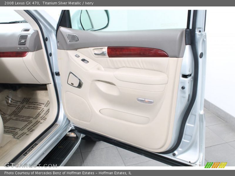 Titanium Silver Metallic / Ivory 2008 Lexus GX 470