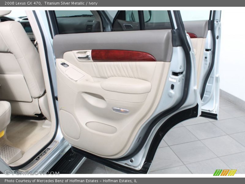 Titanium Silver Metallic / Ivory 2008 Lexus GX 470
