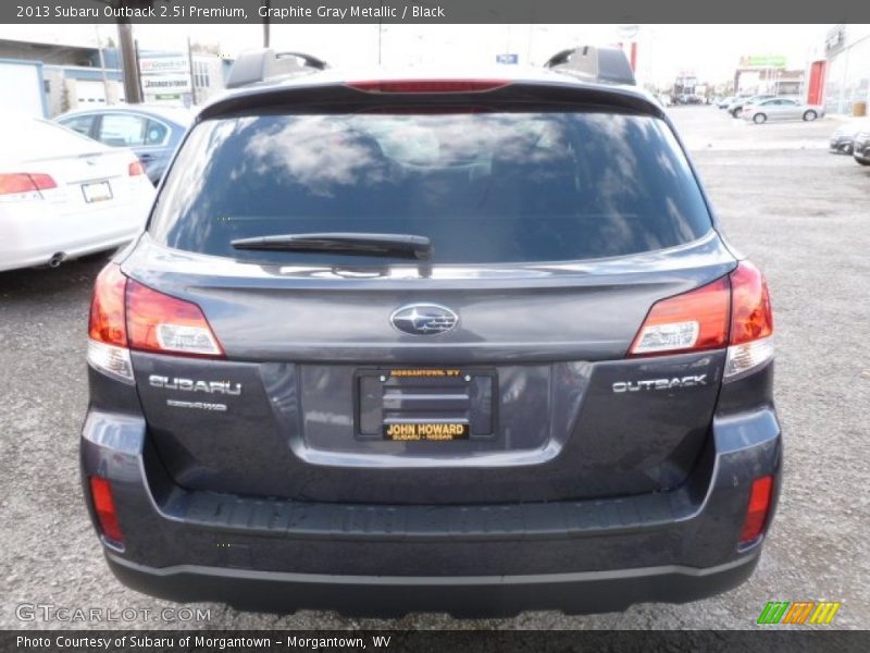 Graphite Gray Metallic / Black 2013 Subaru Outback 2.5i Premium