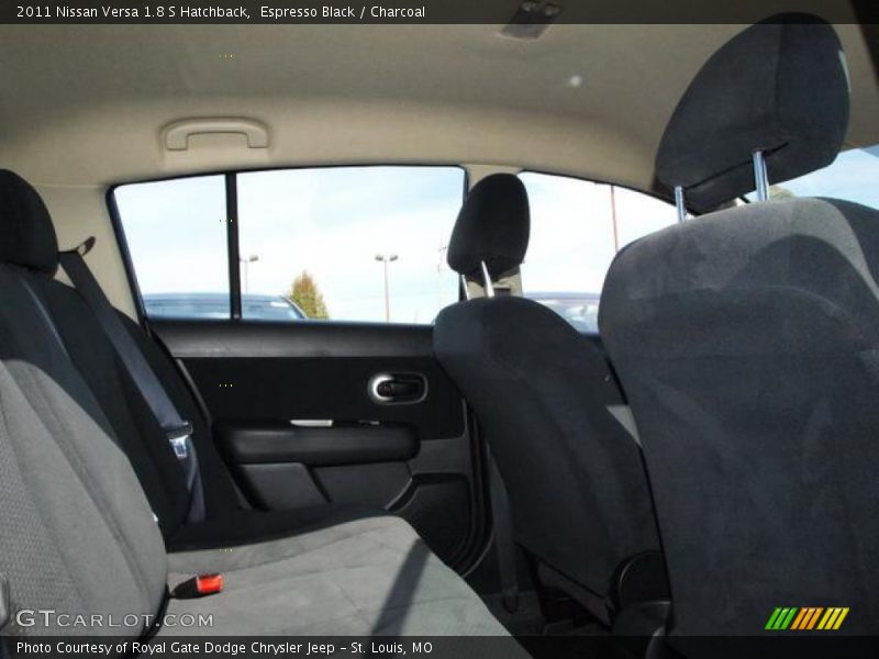 Espresso Black / Charcoal 2011 Nissan Versa 1.8 S Hatchback