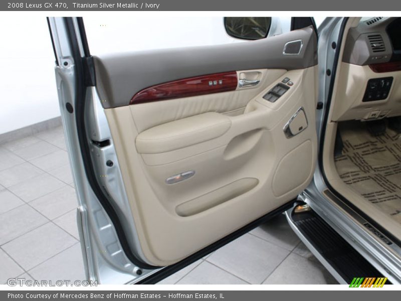 Titanium Silver Metallic / Ivory 2008 Lexus GX 470