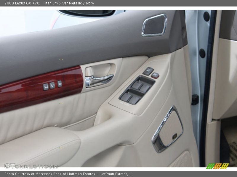Titanium Silver Metallic / Ivory 2008 Lexus GX 470