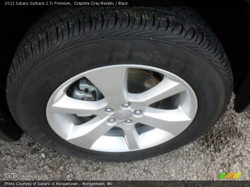 Graphite Gray Metallic / Black 2013 Subaru Outback 2.5i Premium
