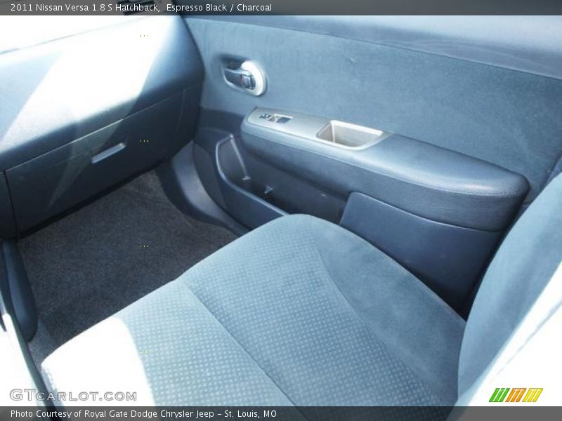 Espresso Black / Charcoal 2011 Nissan Versa 1.8 S Hatchback