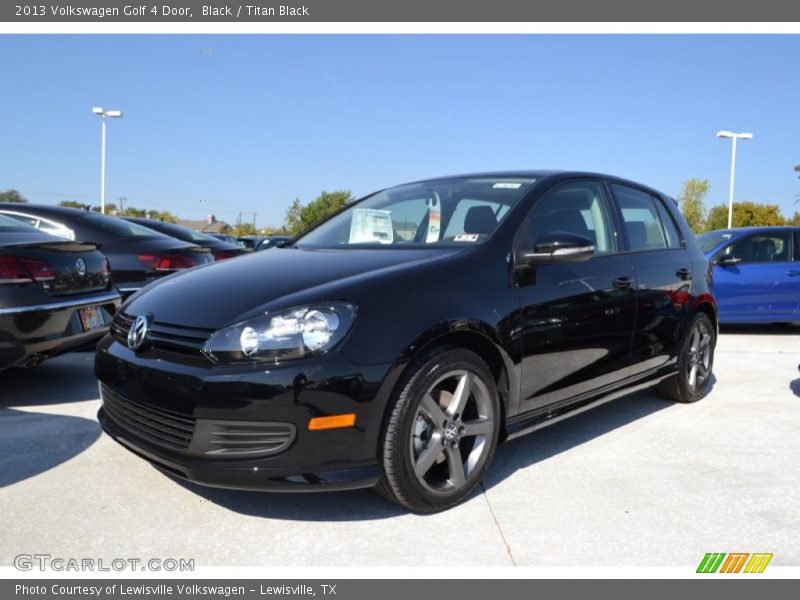 Black / Titan Black 2013 Volkswagen Golf 4 Door