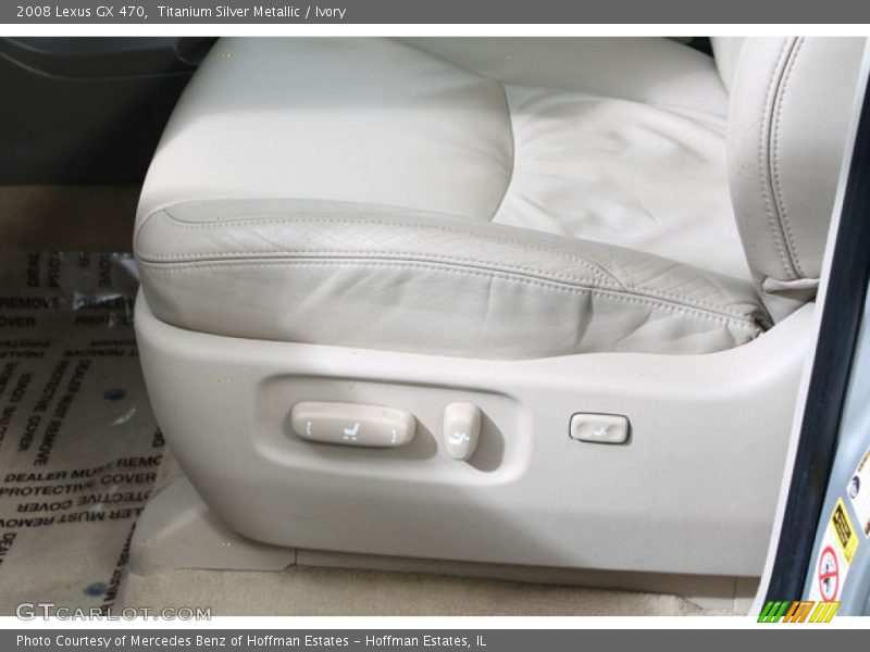 Titanium Silver Metallic / Ivory 2008 Lexus GX 470