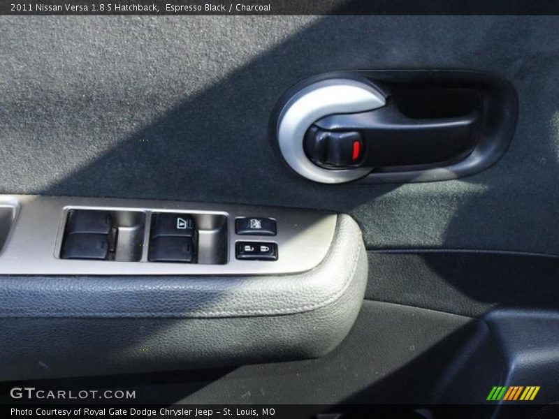 Espresso Black / Charcoal 2011 Nissan Versa 1.8 S Hatchback