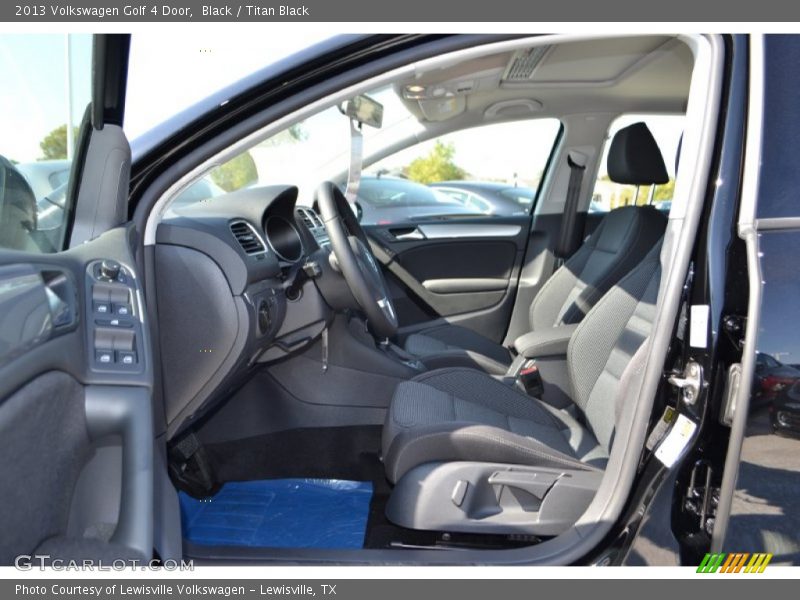 Black / Titan Black 2013 Volkswagen Golf 4 Door