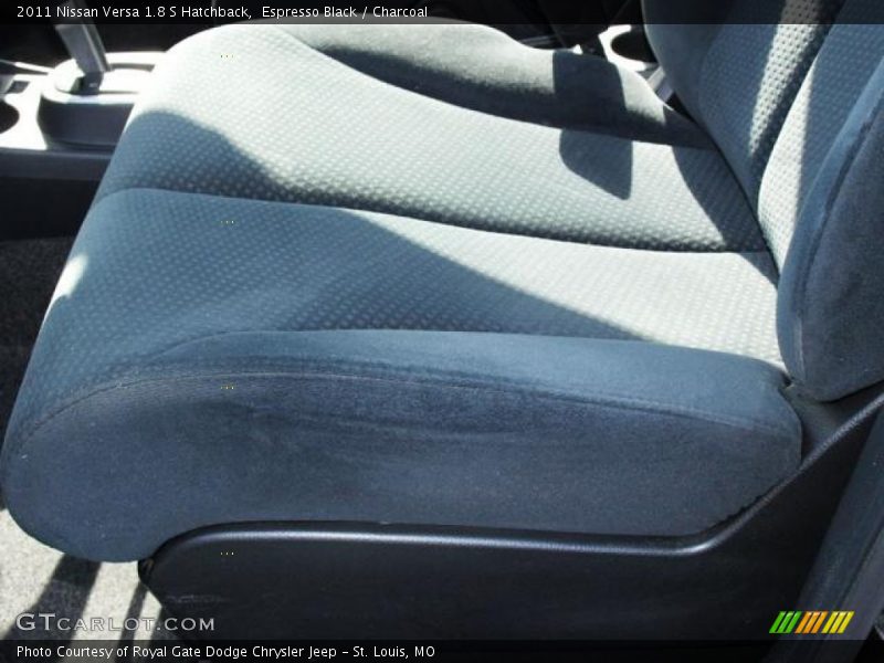 Espresso Black / Charcoal 2011 Nissan Versa 1.8 S Hatchback