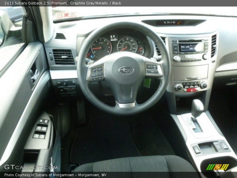 Graphite Gray Metallic / Black 2013 Subaru Outback 2.5i Premium