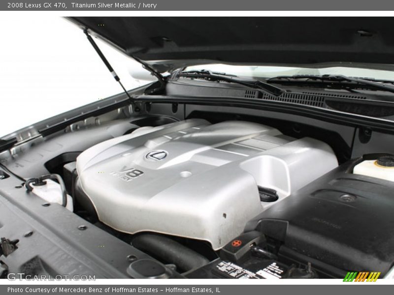 Titanium Silver Metallic / Ivory 2008 Lexus GX 470