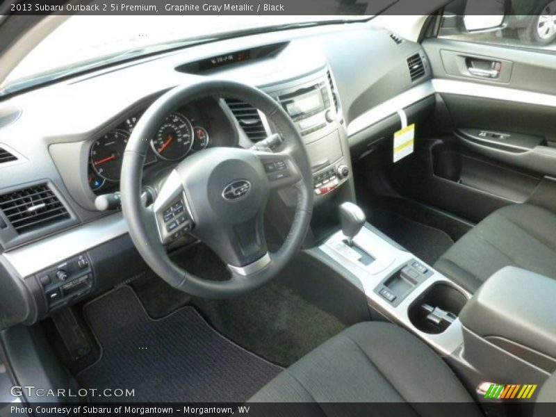 Graphite Gray Metallic / Black 2013 Subaru Outback 2.5i Premium