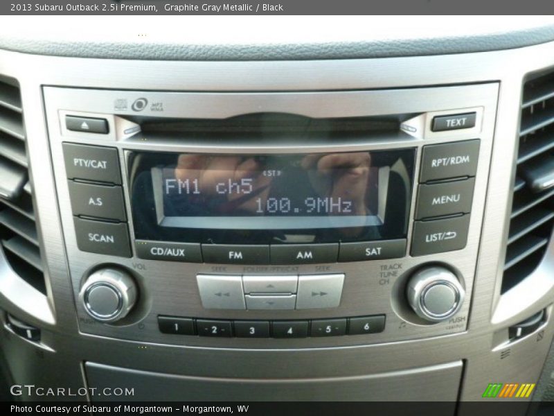 Graphite Gray Metallic / Black 2013 Subaru Outback 2.5i Premium