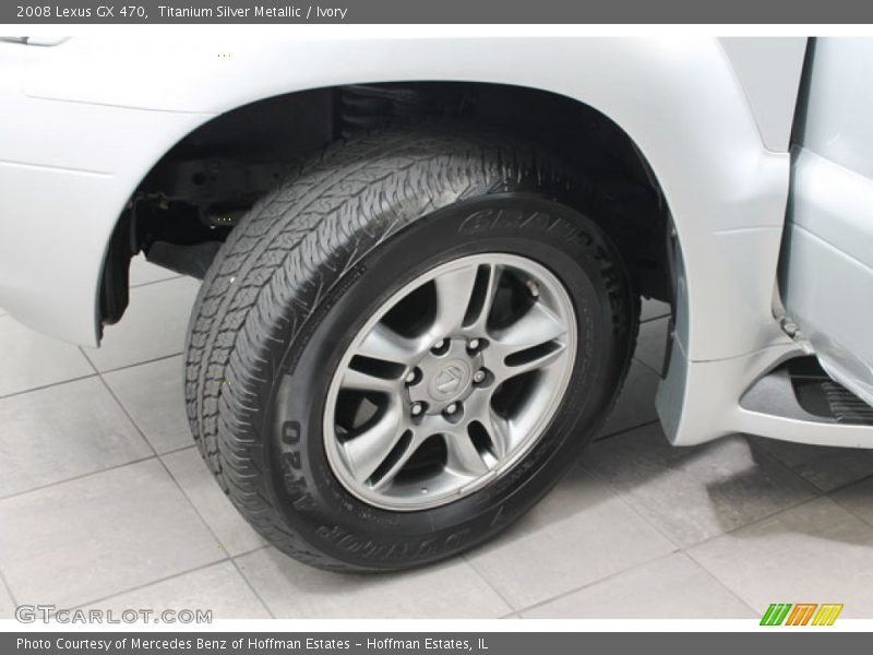 Titanium Silver Metallic / Ivory 2008 Lexus GX 470