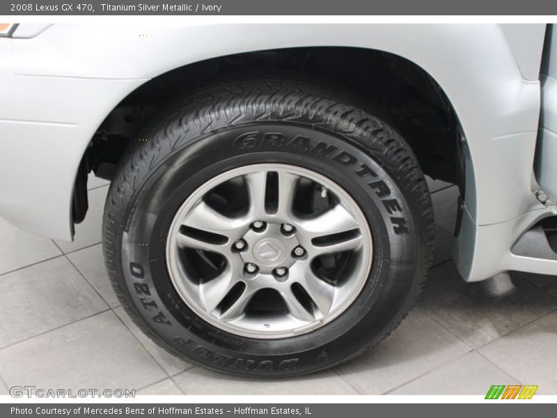 Titanium Silver Metallic / Ivory 2008 Lexus GX 470