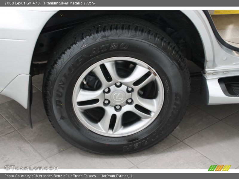 Titanium Silver Metallic / Ivory 2008 Lexus GX 470
