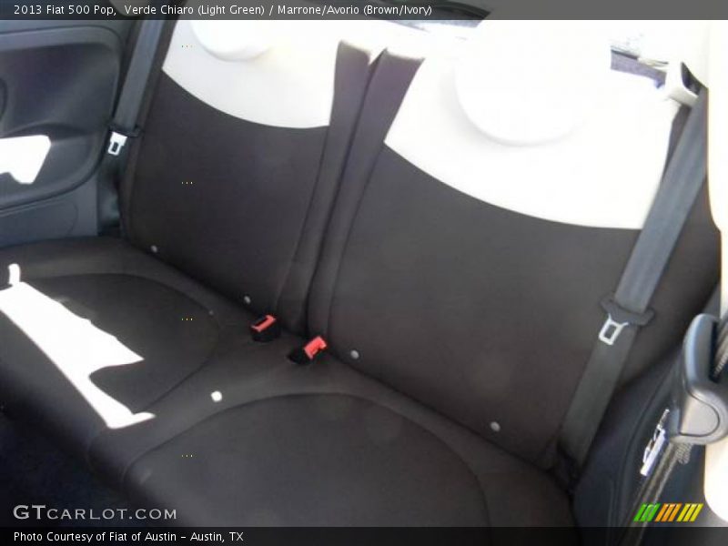 Verde Chiaro (Light Green) / Marrone/Avorio (Brown/Ivory) 2013 Fiat 500 Pop