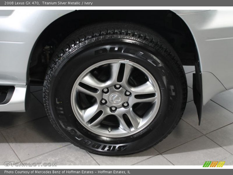 Titanium Silver Metallic / Ivory 2008 Lexus GX 470