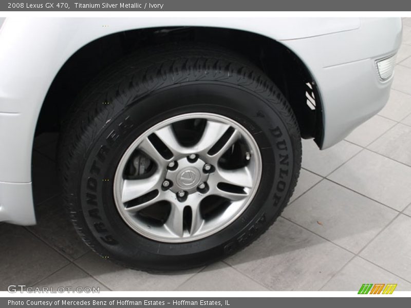 Titanium Silver Metallic / Ivory 2008 Lexus GX 470