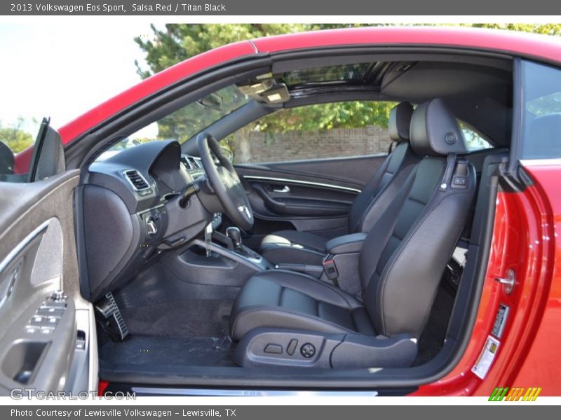  2013 Eos Sport Titan Black Interior