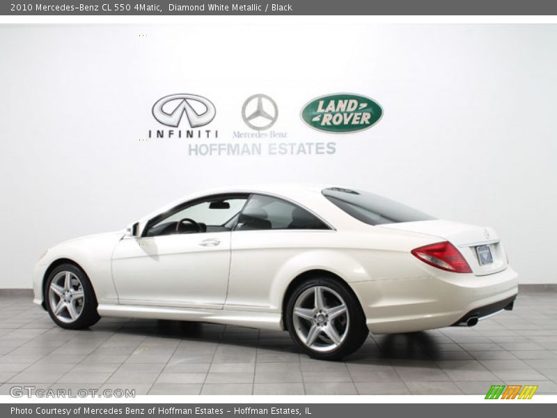 Diamond White Metallic / Black 2010 Mercedes-Benz CL 550 4Matic