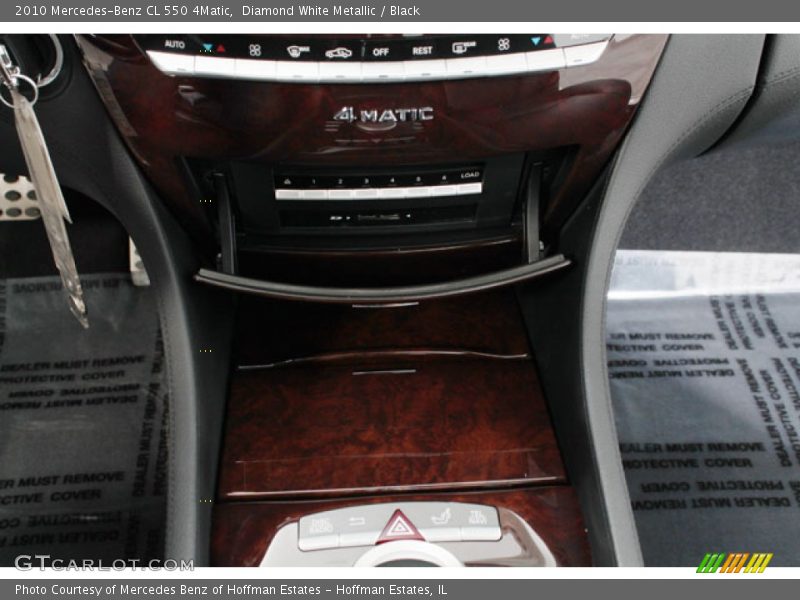 Diamond White Metallic / Black 2010 Mercedes-Benz CL 550 4Matic