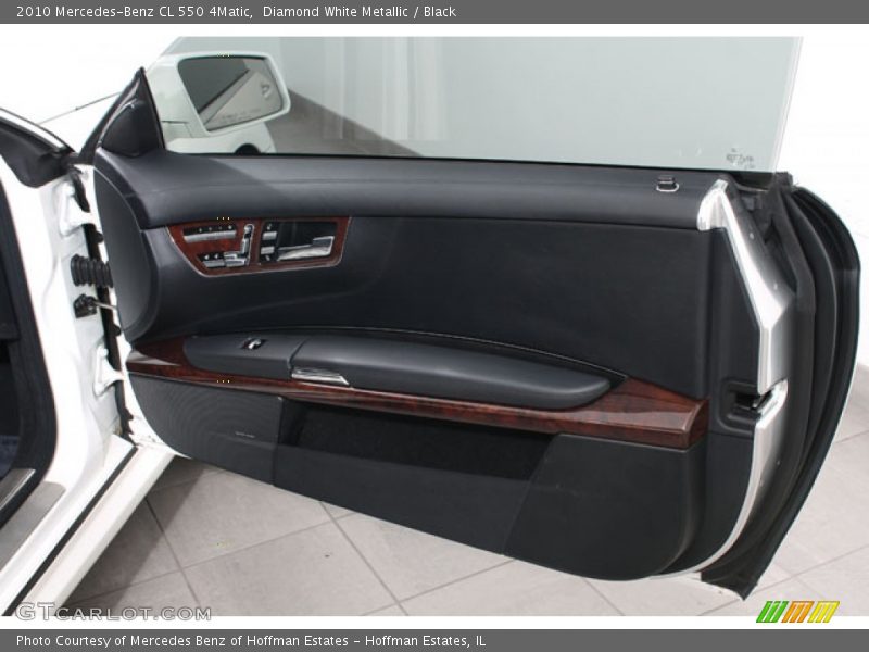 Diamond White Metallic / Black 2010 Mercedes-Benz CL 550 4Matic