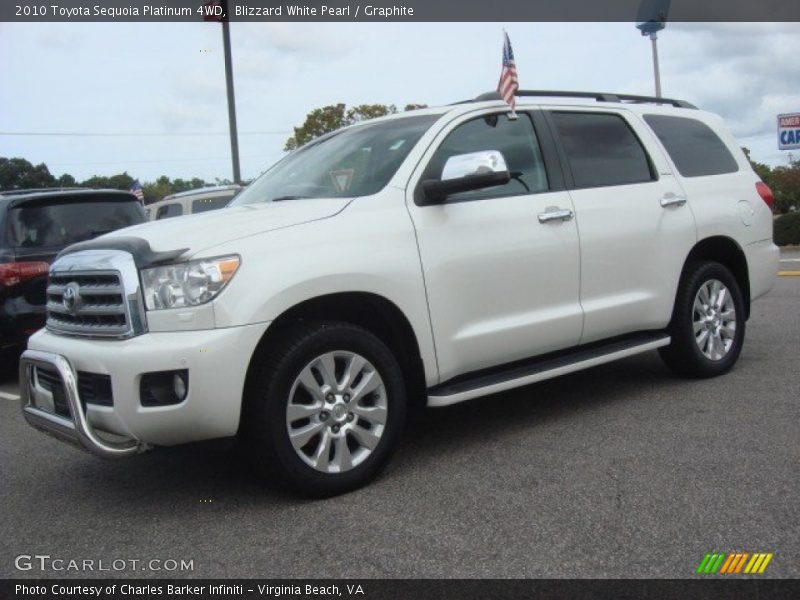 Front 3/4 View of 2010 Sequoia Platinum 4WD