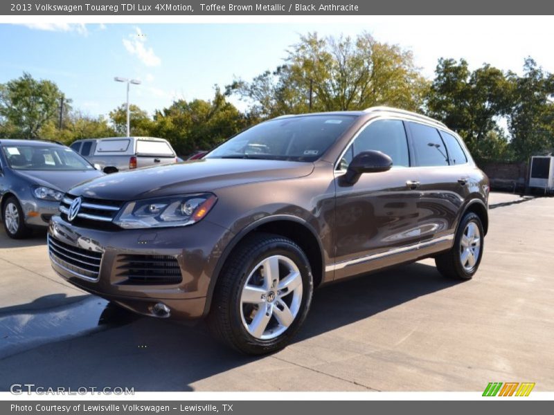 Toffee Brown Metallic / Black Anthracite 2013 Volkswagen Touareg TDI Lux 4XMotion