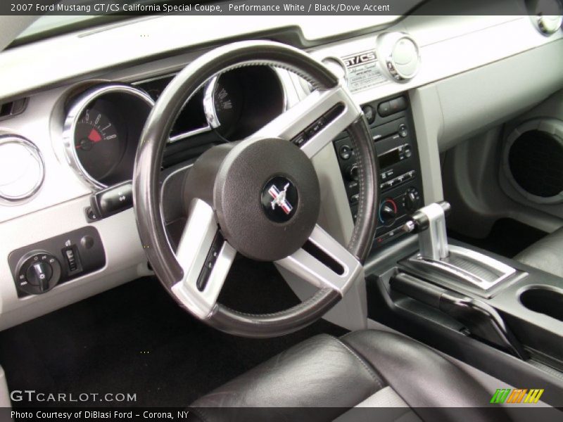 Performance White / Black/Dove Accent 2007 Ford Mustang GT/CS California Special Coupe