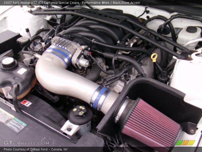 Performance White / Black/Dove Accent 2007 Ford Mustang GT/CS California Special Coupe