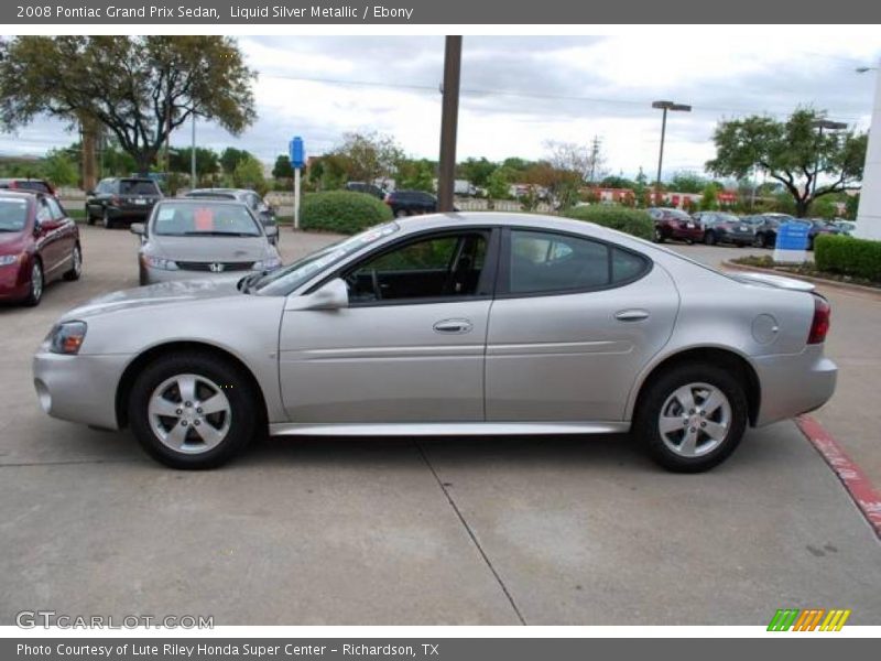 Liquid Silver Metallic / Ebony 2008 Pontiac Grand Prix Sedan