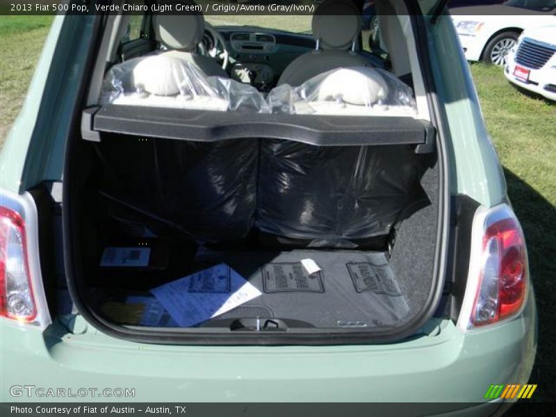 Verde Chiaro (Light Green) / Grigio/Avorio (Gray/Ivory) 2013 Fiat 500 Pop