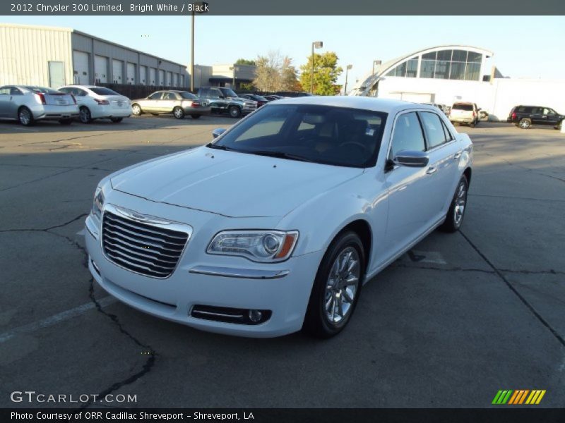 Bright White / Black 2012 Chrysler 300 Limited