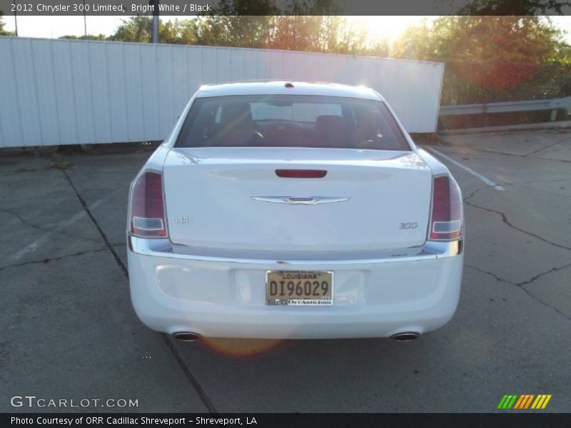 Bright White / Black 2012 Chrysler 300 Limited