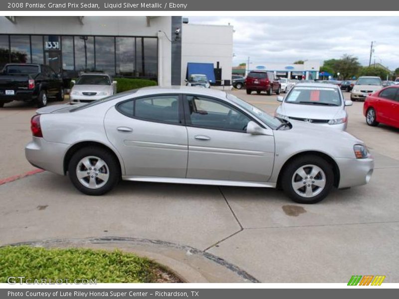 Liquid Silver Metallic / Ebony 2008 Pontiac Grand Prix Sedan