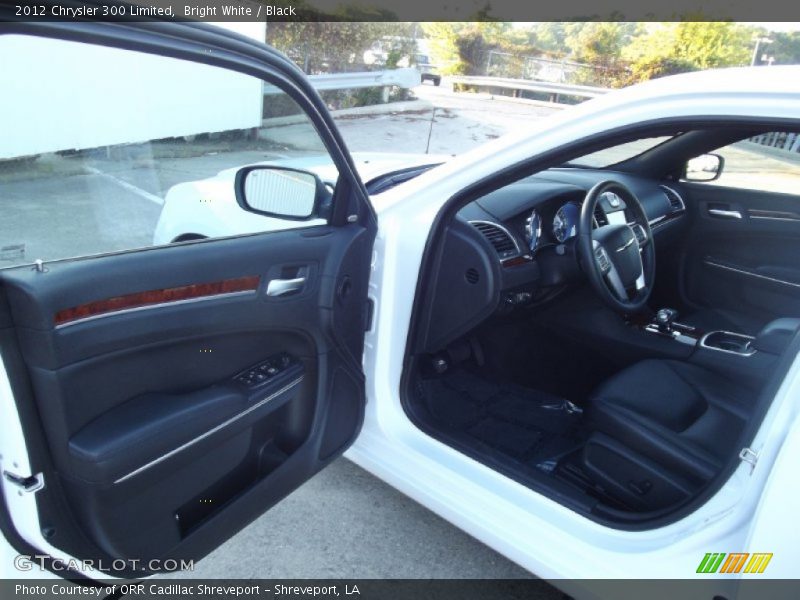 Bright White / Black 2012 Chrysler 300 Limited