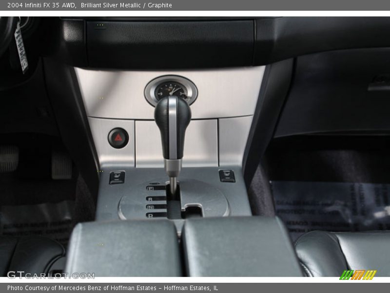 Brilliant Silver Metallic / Graphite 2004 Infiniti FX 35 AWD