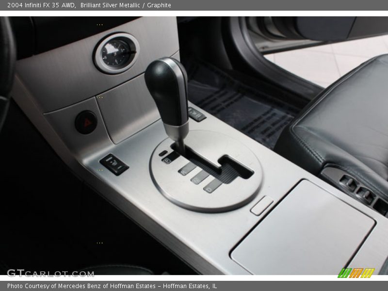 Brilliant Silver Metallic / Graphite 2004 Infiniti FX 35 AWD