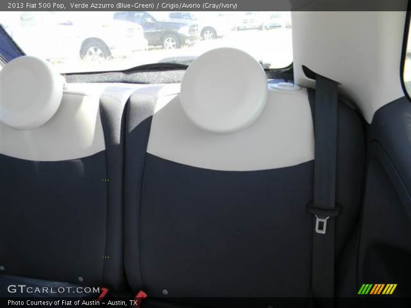 Verde Azzurro (Blue-Green) / Grigio/Avorio (Gray/Ivory) 2013 Fiat 500 Pop