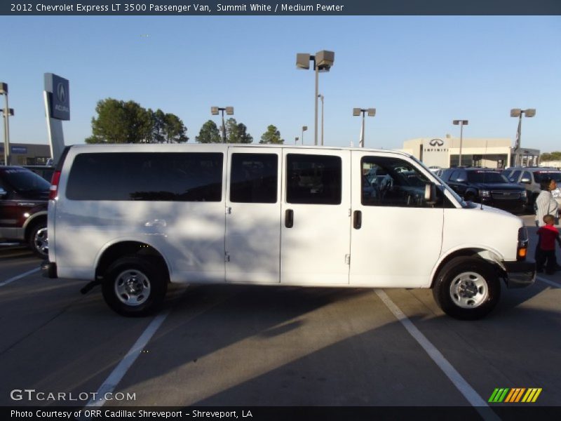 Summit White / Medium Pewter 2012 Chevrolet Express LT 3500 Passenger Van