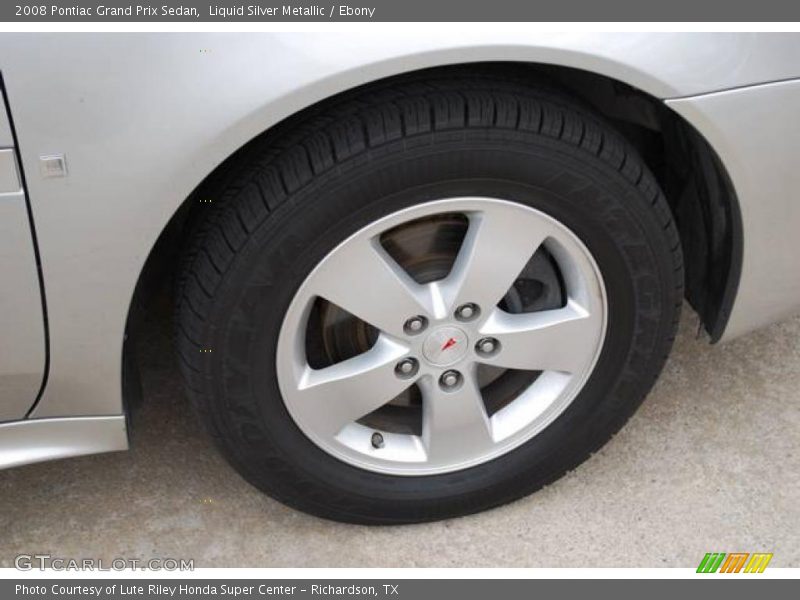 Liquid Silver Metallic / Ebony 2008 Pontiac Grand Prix Sedan