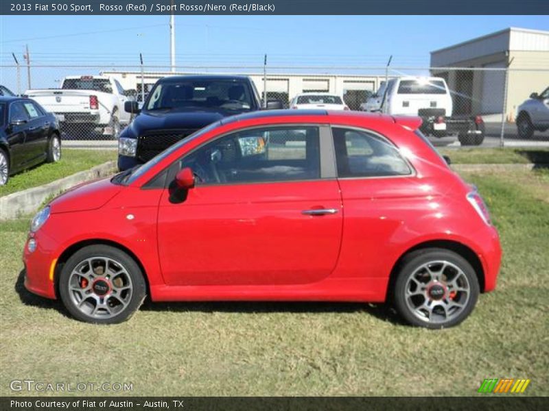 Rosso (Red) / Sport Rosso/Nero (Red/Black) 2013 Fiat 500 Sport