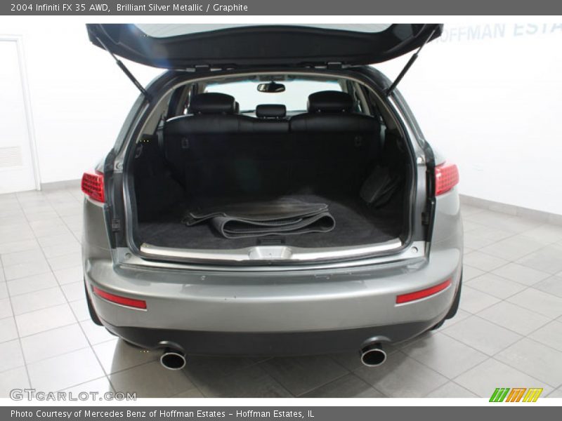 Brilliant Silver Metallic / Graphite 2004 Infiniti FX 35 AWD