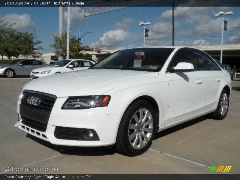 Ibis White / Beige 2010 Audi A4 2.0T Sedan