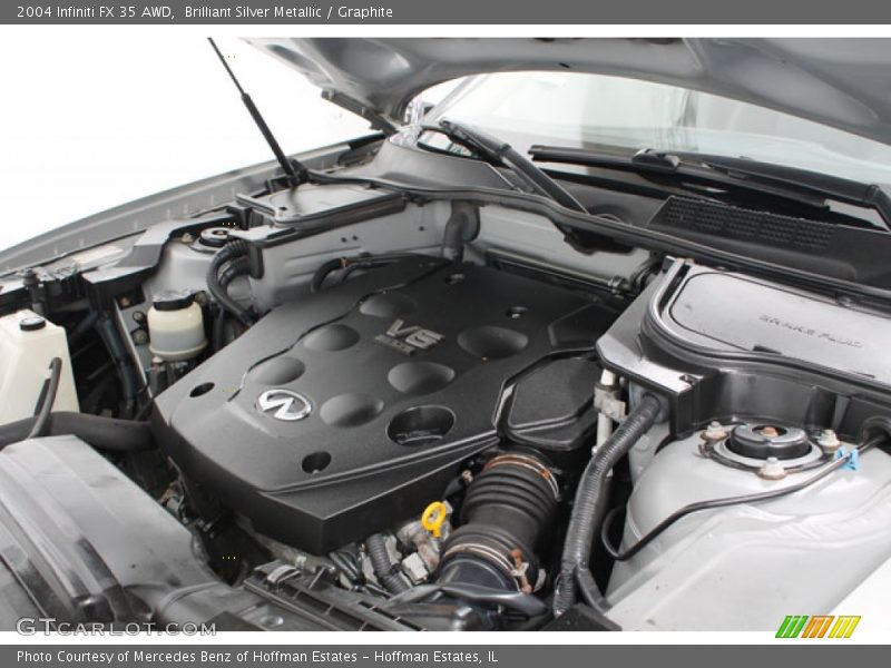 Brilliant Silver Metallic / Graphite 2004 Infiniti FX 35 AWD