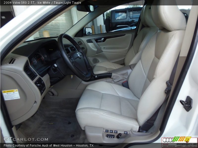 Ice White / Taupe/Light Taupe 2004 Volvo S60 2.5T