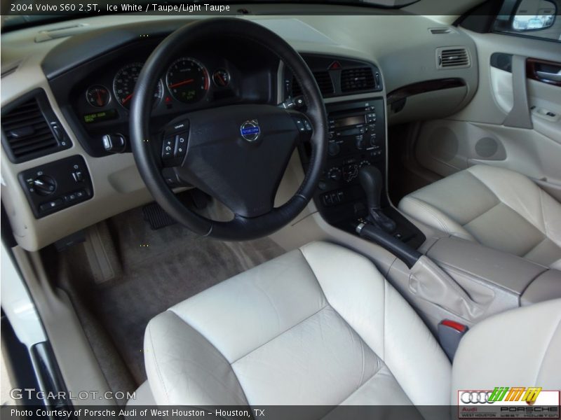 Ice White / Taupe/Light Taupe 2004 Volvo S60 2.5T