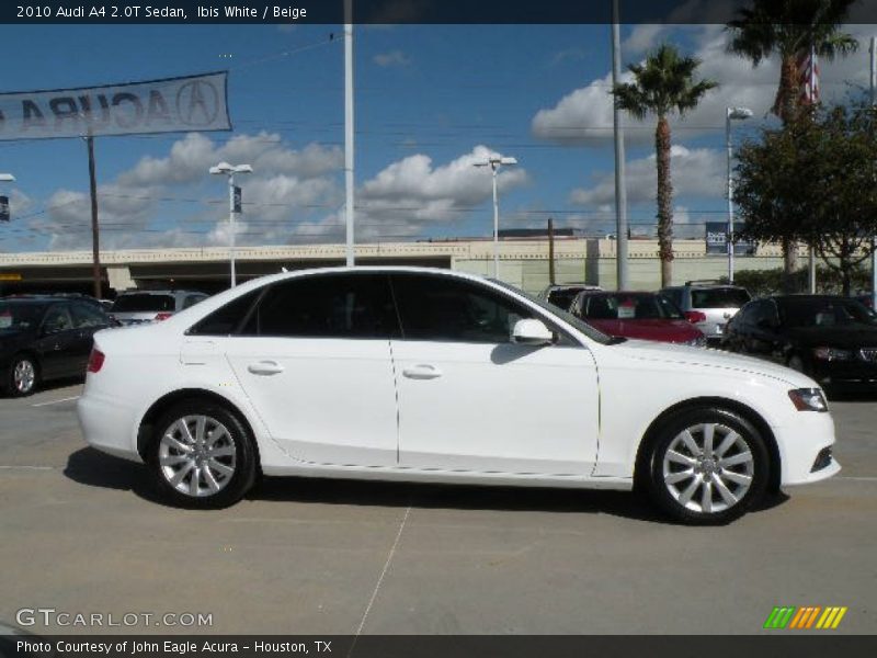 Ibis White / Beige 2010 Audi A4 2.0T Sedan