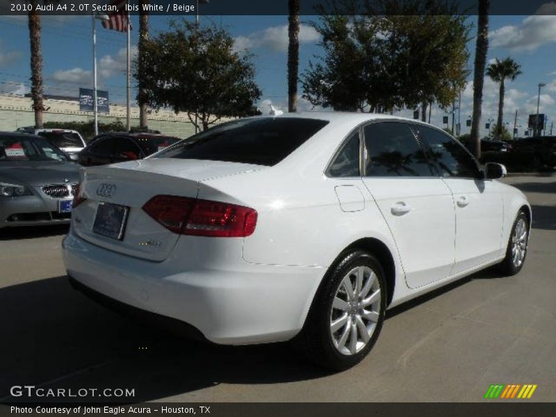 Ibis White / Beige 2010 Audi A4 2.0T Sedan